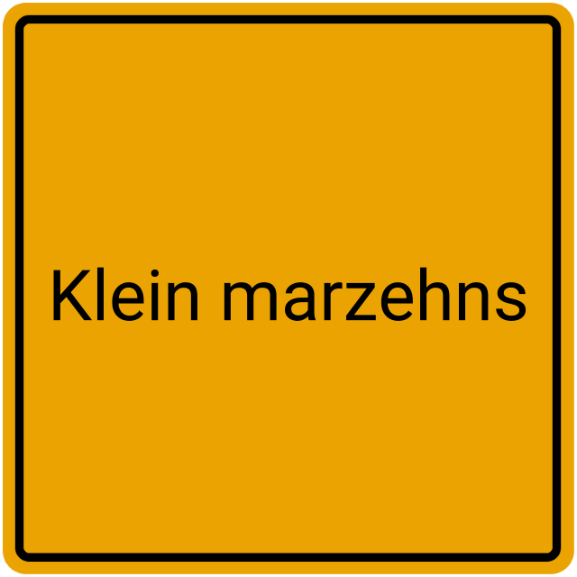 Meldebestätigung Klein Marzehns
